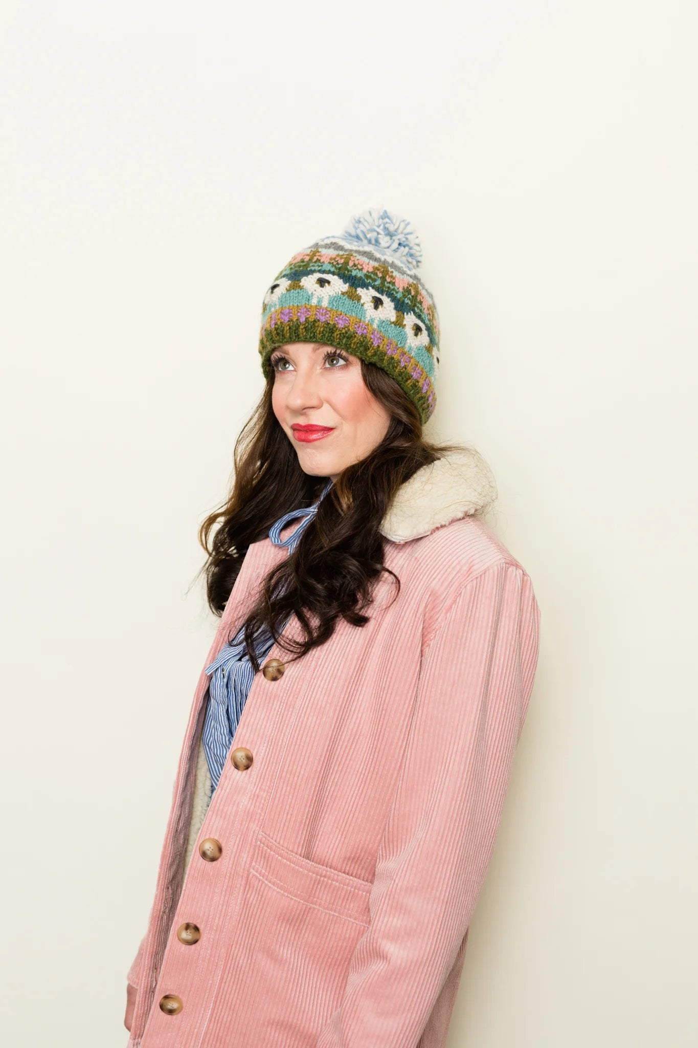 Suffolk Sheep Hat in Blue