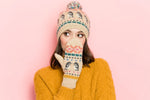 Load image into Gallery viewer, Penguin Party Mittens in Natural

