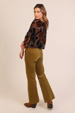 Load image into Gallery viewer, Burnout Bloom Blouse in Black
