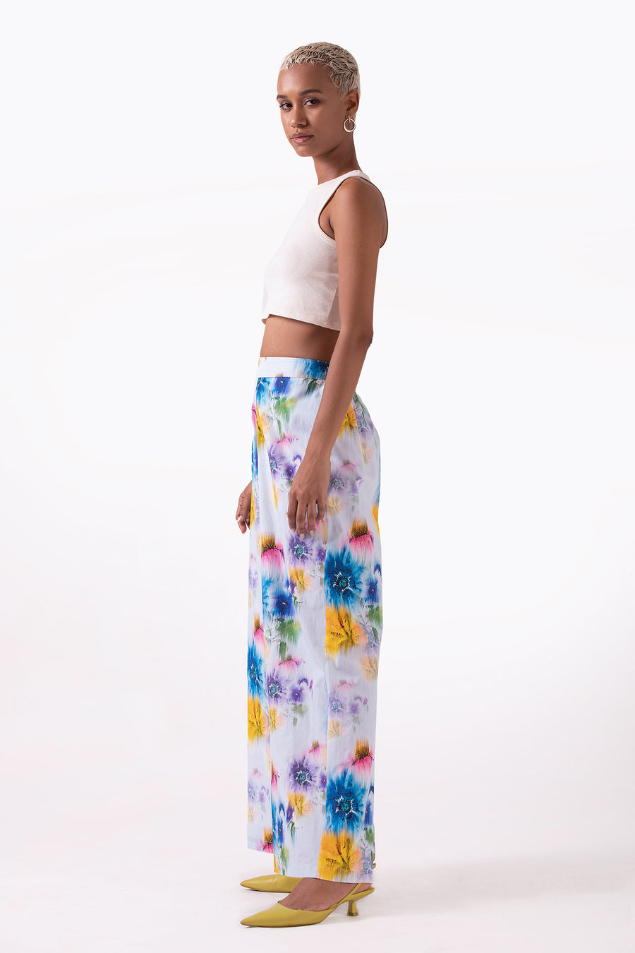Lana Pant in Blue Sky Floral