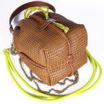 Load image into Gallery viewer, Bibi Perforated Lamb Leather Bag in Blow
