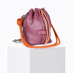 Load image into Gallery viewer, Bibi Perforated Lamb Leather Bag in Blush
