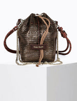 Load image into Gallery viewer, Bibi Perforated Lamb Leather Bag in Mambo
