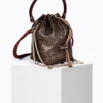 Load image into Gallery viewer, Bibi Perforated Lamb Leather Bag in Mambo

