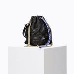 Load image into Gallery viewer, Bibi Perforated Calf Leather Bag in Black
