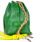 Load image into Gallery viewer, Bibi Perforated Calf Leather Bag in Green
