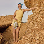 Load image into Gallery viewer, Bibi Perforated Lamb Leather Bag in Silver
