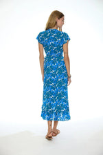 Load image into Gallery viewer, Havana Maxi Wrap Dress in Pacifica
