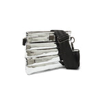 Load image into Gallery viewer, Bum Bag Crossbody in Silver Mirror
