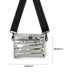 Load image into Gallery viewer, Bum Bag Crossbody in Silver Mirror
