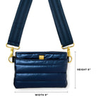 Load image into Gallery viewer, Bum Bag Crossbody in Pearl Indigo

