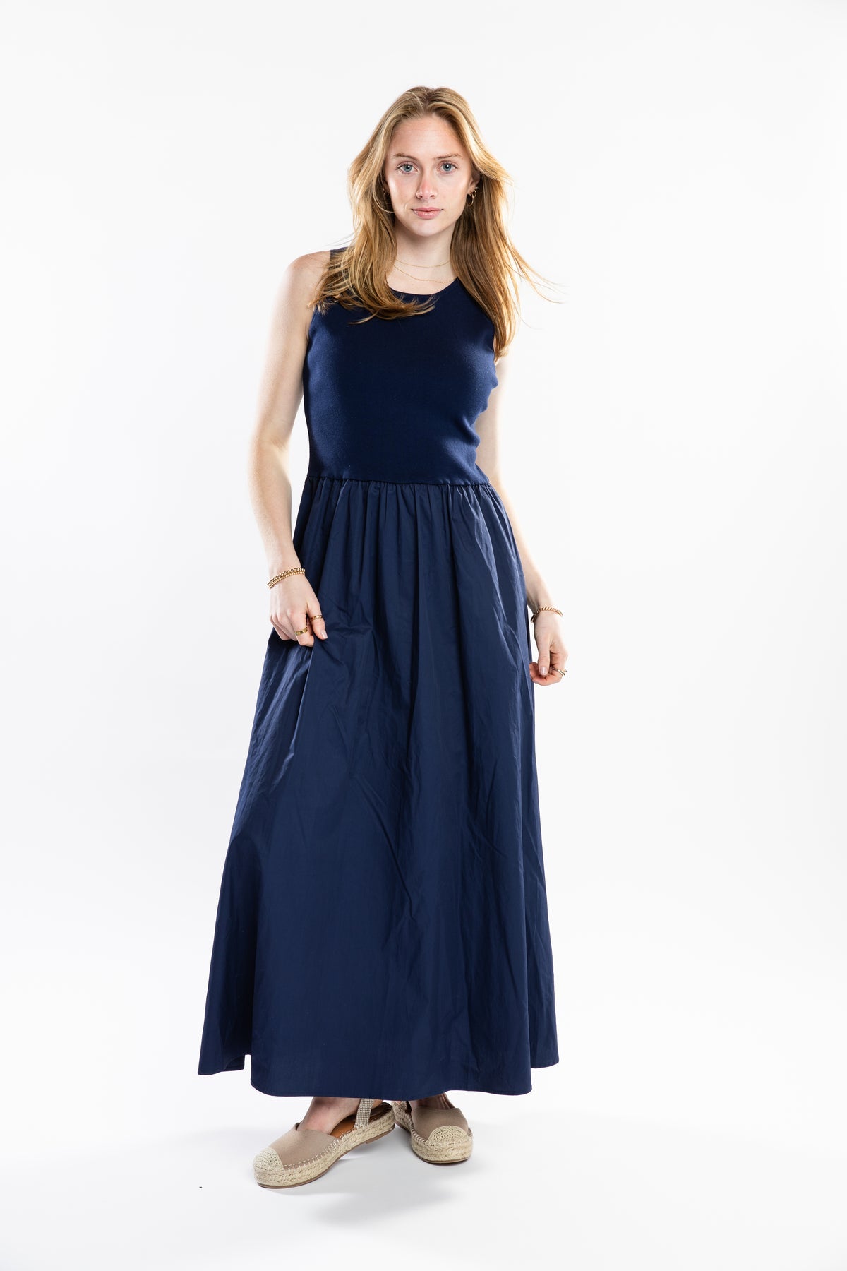 Gwen Dress in Navy
