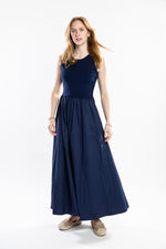 Load image into Gallery viewer, Gwen Dress in Navy
