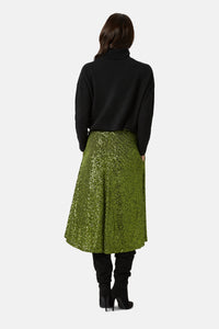 Crimson & Clover Skirt in Green