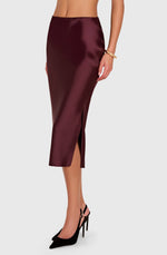 Load image into Gallery viewer, Maci Skirt in Oxblood

