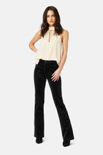 Load image into Gallery viewer, Corrie Bratter Flare Trouser in Black

