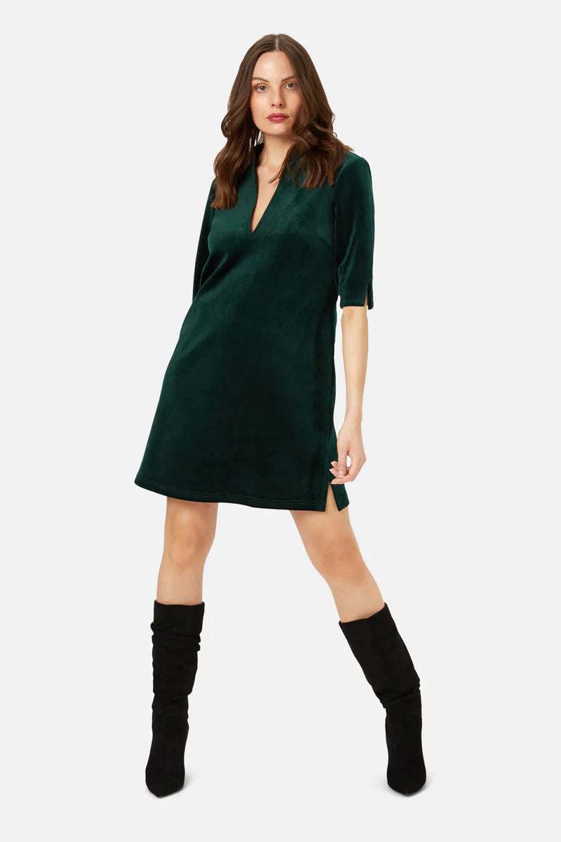 Breathless Dress in Corrie Bratter Returns Green