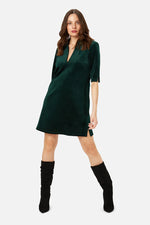 Load image into Gallery viewer, Breathless Dress in Corrie Bratter Returns Green
