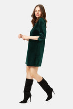 Load image into Gallery viewer, Breathless Dress in Corrie Bratter Returns Green
