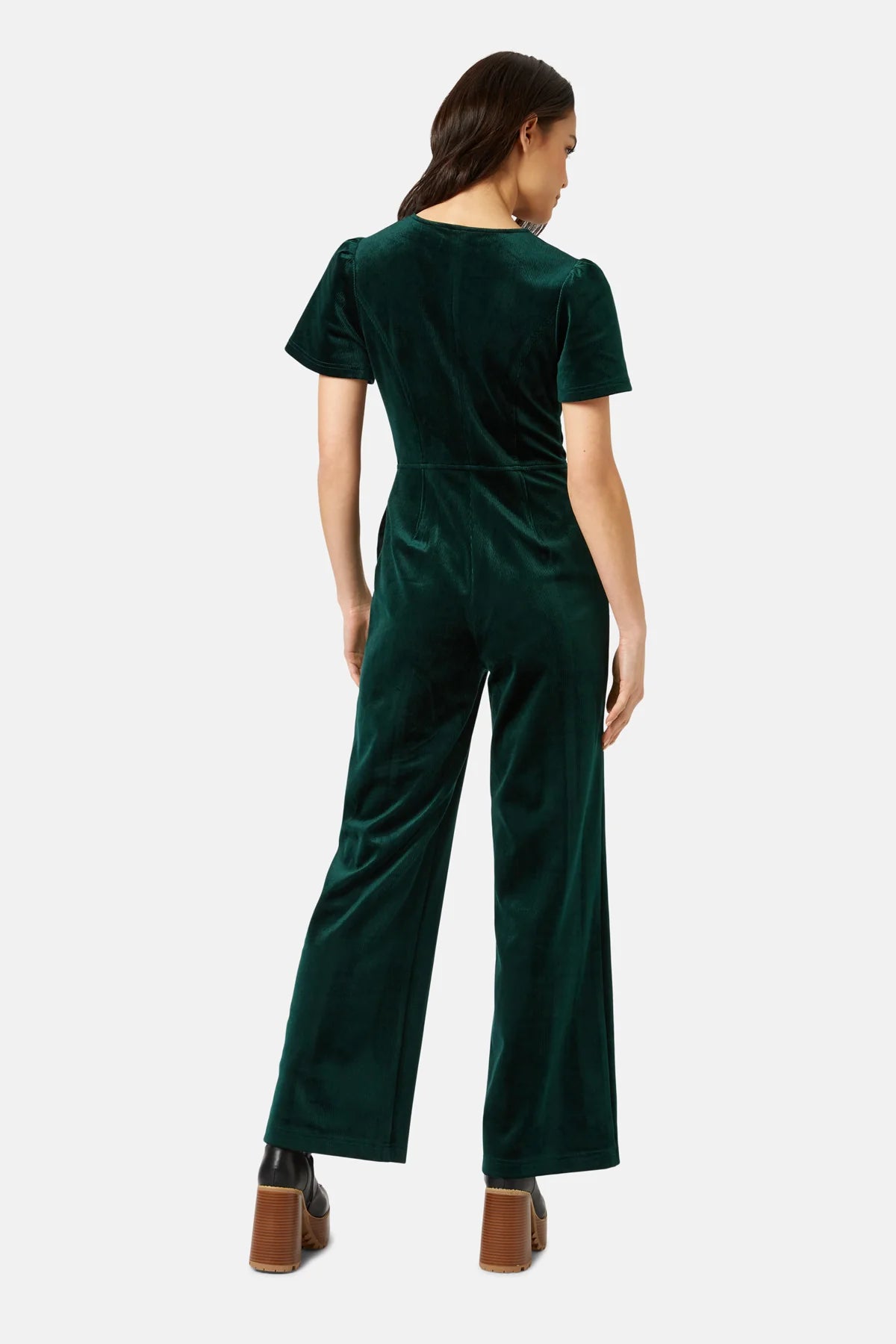 Corrie Bratter Corduroy Jumpsuit in Black