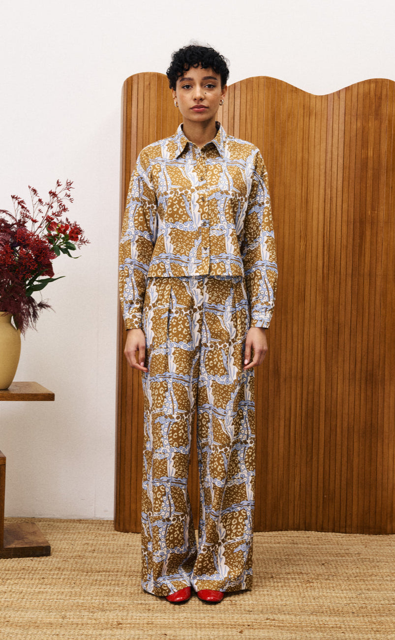 Loki Pant in Leo Ocre