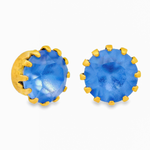 Load image into Gallery viewer, Chrisley Studs in Light Sapphire Matte
