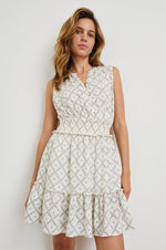 Load image into Gallery viewer, Cindy Dress in Ivory Zanzibar

