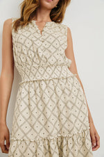 Load image into Gallery viewer, Cindy Dress in Ivory Zanzibar
