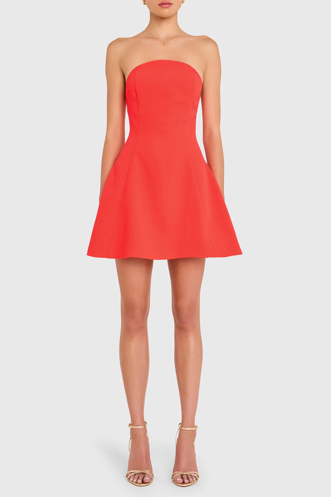 Romilly Dress in Crimson