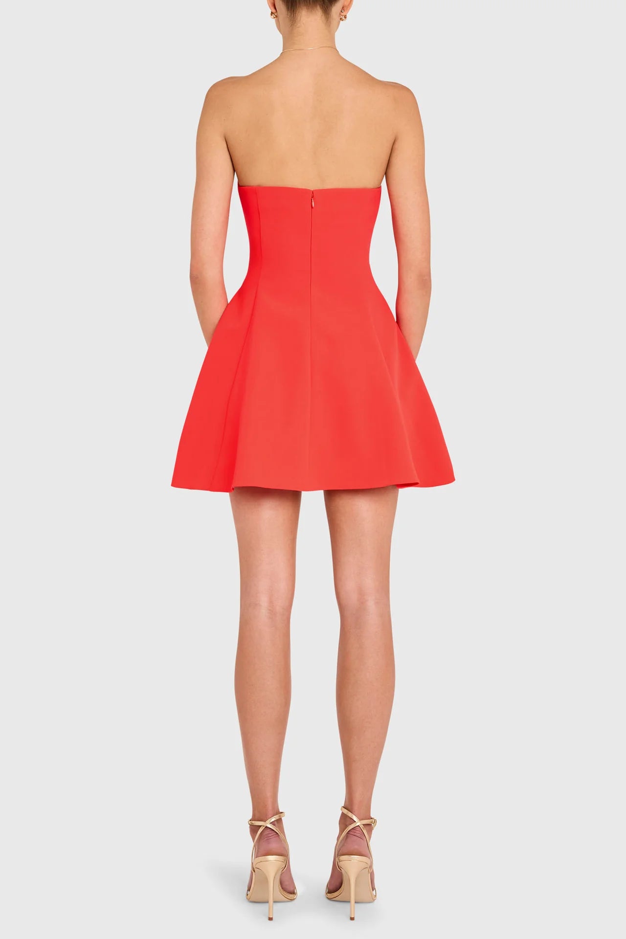 Romilly Dress in Crimson