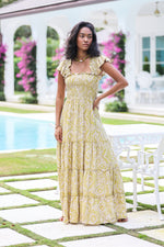 Load image into Gallery viewer, West Maxi Dress in Sweet Grass
