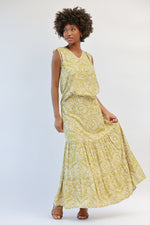 Load image into Gallery viewer, Atlas Maxi Skirt in Sweet Grass
