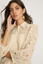 Load image into Gallery viewer, Juliette Top in Natural Lace
