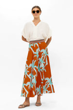 Load image into Gallery viewer, Swing Skirt in Cartagena Brown
