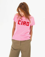 Load image into Gallery viewer, Classic Tee in Neon Pink Ciao
