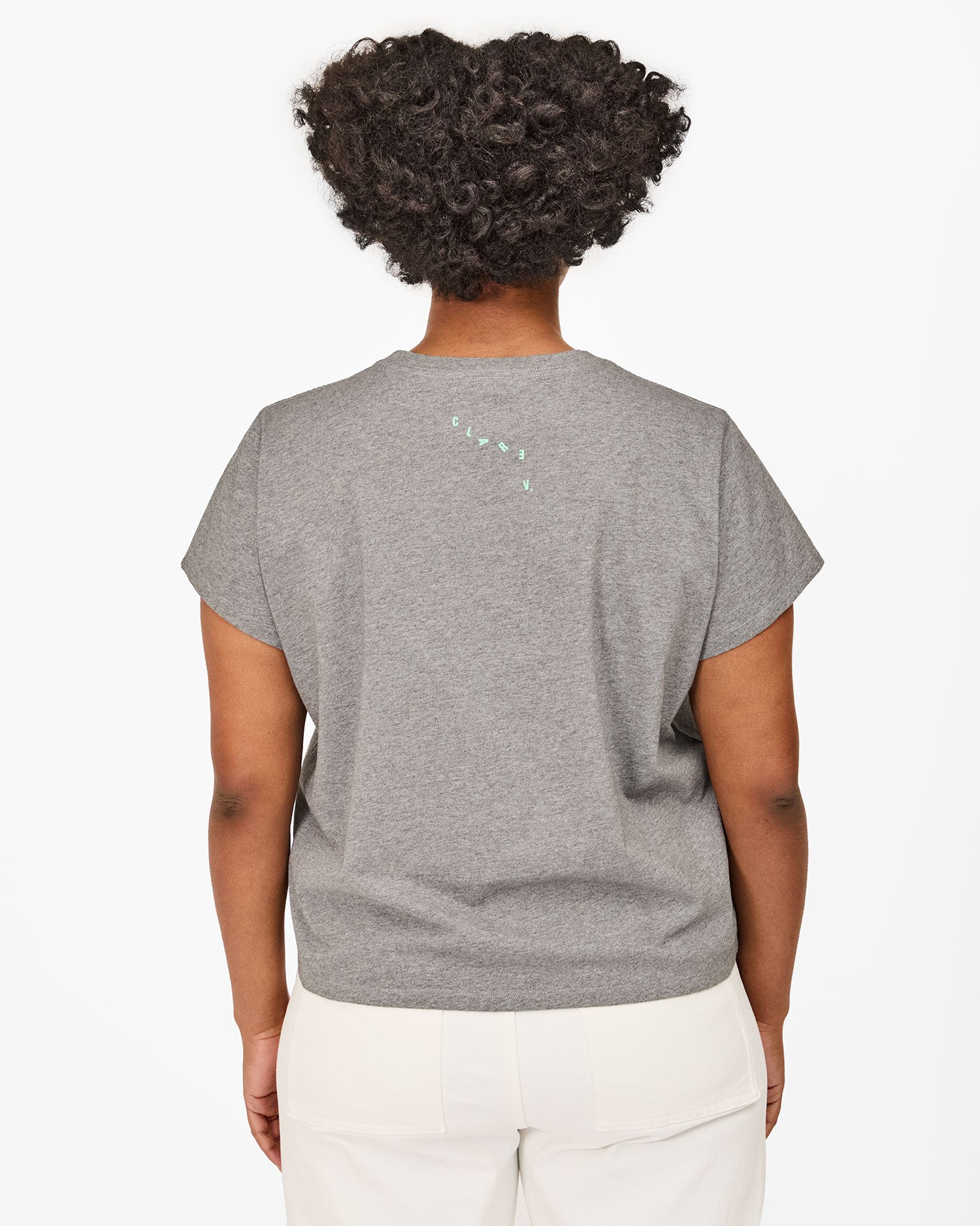 Classic Tee in Liberez les Sardines in Grey Melange w/ Mist