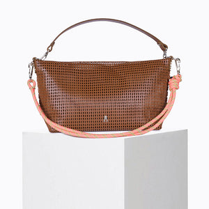 Coco Calf Leather Bag in Tan