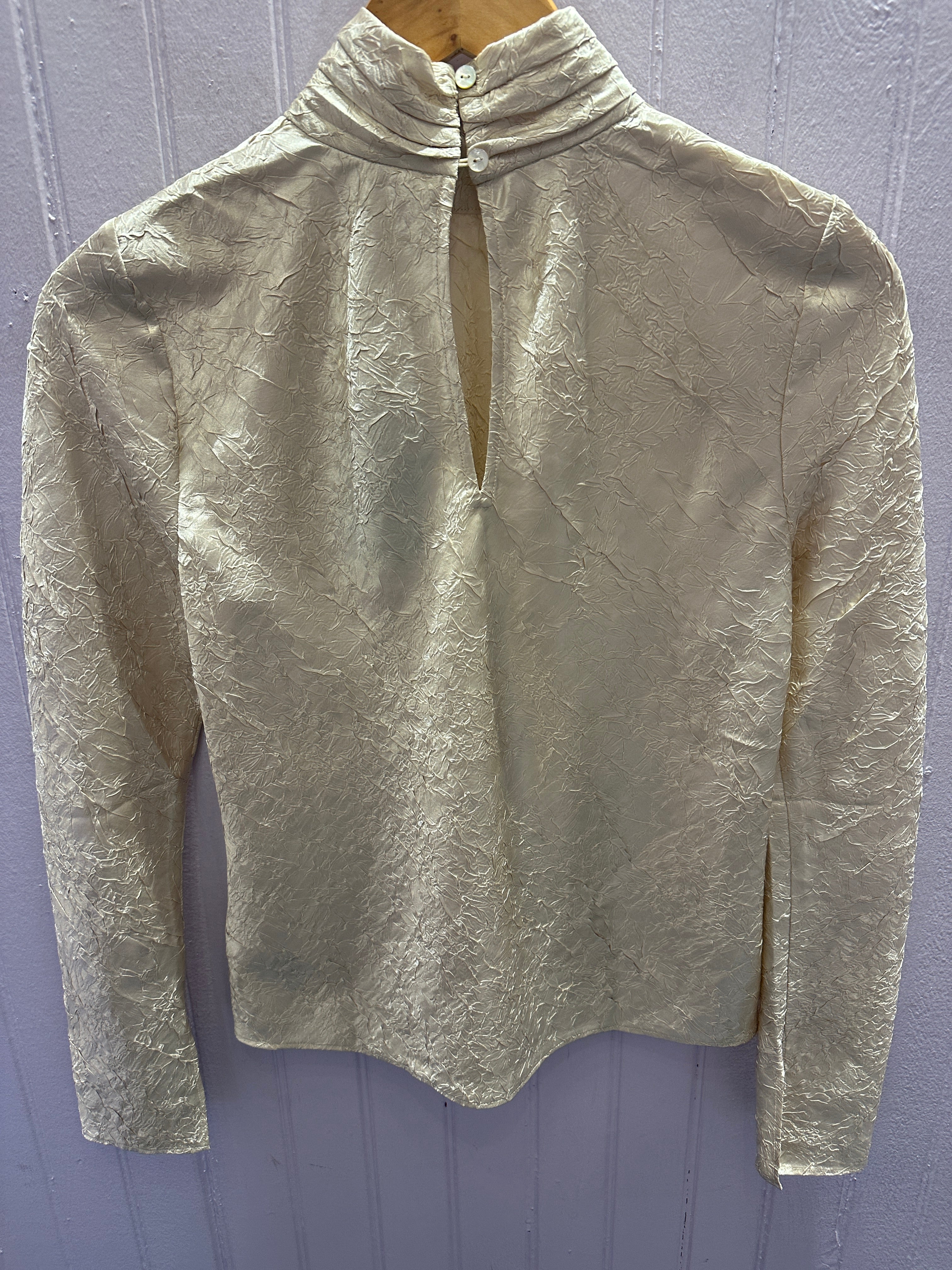 Soleil Blouse in Champagne