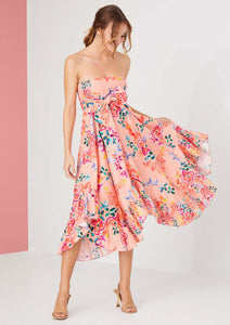 Dalia Skirt/Dress in Rainbow Floral