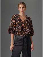 Load image into Gallery viewer, Ellie Blouse in Cascading Floral
