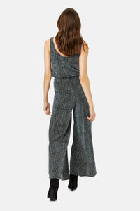 Disco Palazzo Trousers in Blue