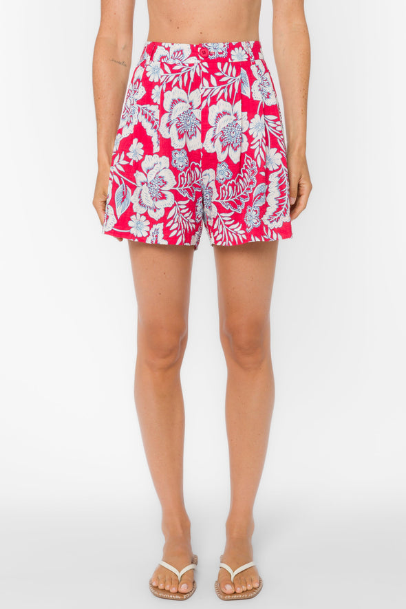 V-Neck Hardware One-Piece Swimsuit