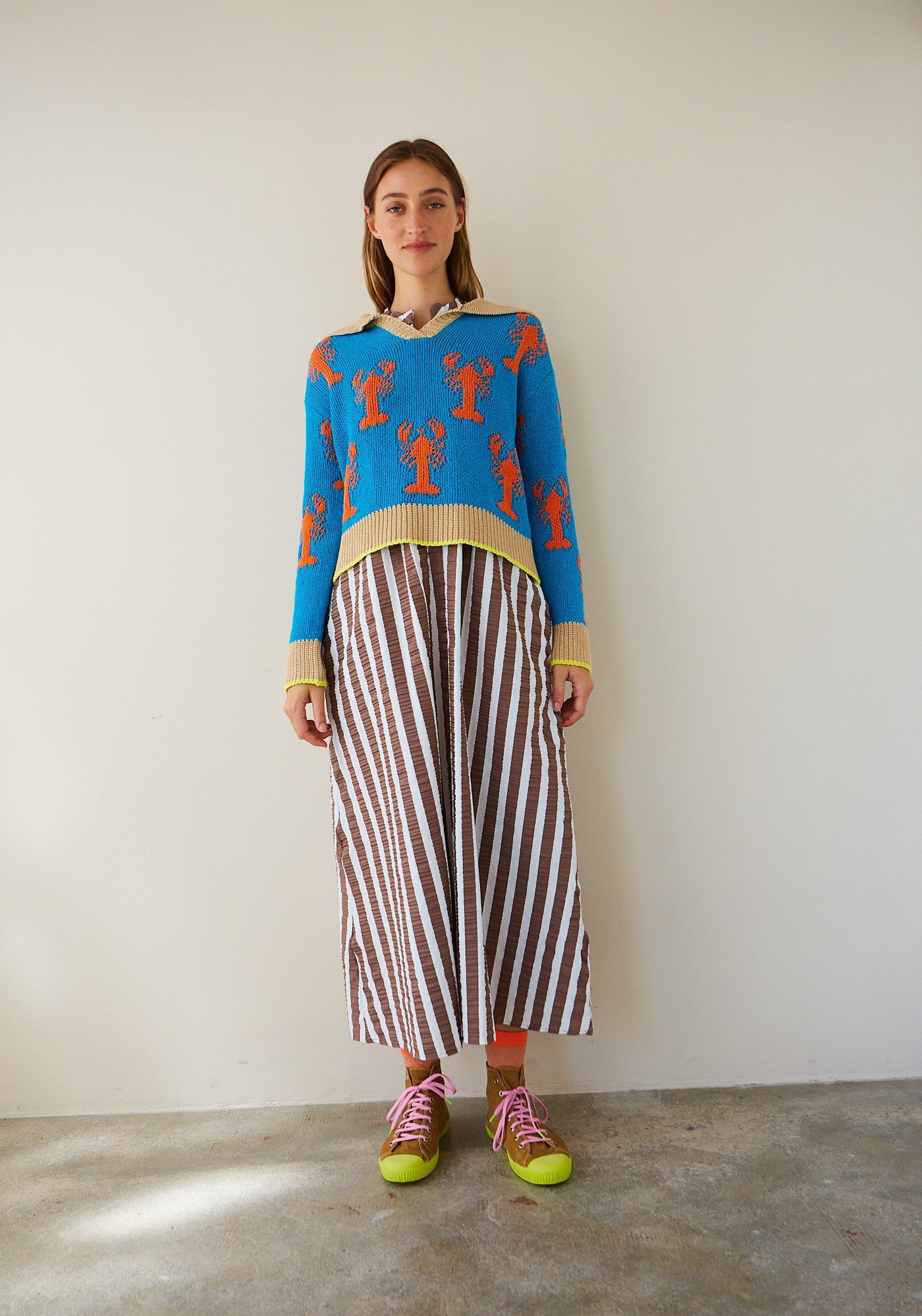 Lobster Sweater in Azul