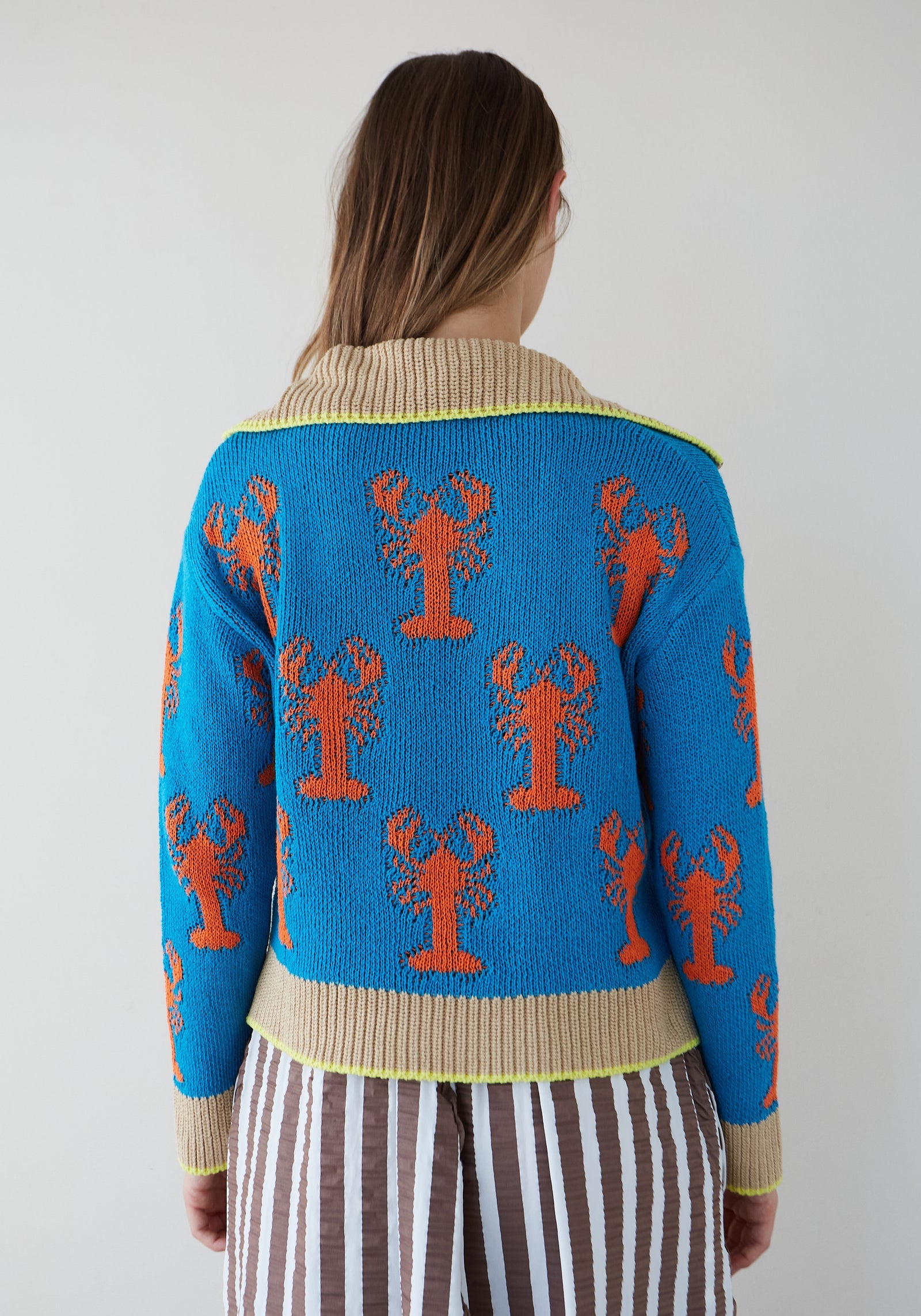 Lobster Sweater in Azul