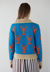 Lobster Sweater in Azul