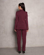 Load image into Gallery viewer, Morrison Ultra Luxe Blazer in Merlot
