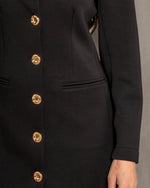 Load image into Gallery viewer, Jess Ultra Luxe Blazer Dress in Black
