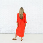 Load image into Gallery viewer, Piper Long Dress in Orange
