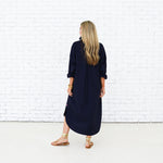 Load image into Gallery viewer, Piper Long Dress in Navy
