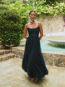 Toni Gown in Navy